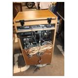 Technics Stereo System Complete with Cabinet and Headphones