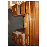 Solid Wood Roll-Top Desk with Ample Storage