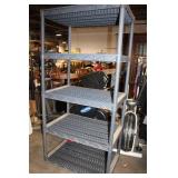 5-Tier Heavy Duty Plastic Shelving Unit