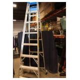 Werner 8ft Aluminum Step Ladder with Load Capacity 225lbs