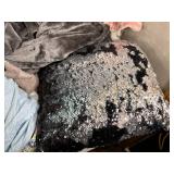 3 Laundry Hampers, Sheets, Bath Mats, Blankets, and More