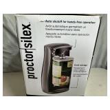 New Proctor Silex Electric Can Opener