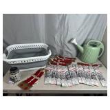 Collapsible Laundry Basket, New Incense and Holders, Watering Jug, Solar light