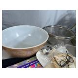 Assorted Household, Pyrex Mixing Bowl, Diffuser, Decor, and Lots More