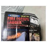 New/Unused Werner Built-In Fire Escape Ladder - 2 Story