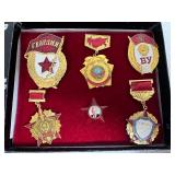 Collectors Edition Russian / USSR Service Medals Set with Box