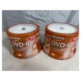 100 New Memorex DVD-R Blank DVD Discs