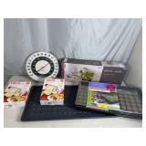 Boot Tray, Plant Starter Greehouse, New Allen Roth Wall Shelf, New Vasta Slicers, Etc