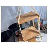 Birdhouses, Bird Feeders, 2 New Self-Watering Planters, Hanging Shelf