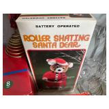 Large Lot of Christmas Decor, 8 ft Inflatable Santa, and More