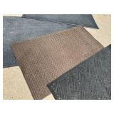 4 Heavy Commercial Entry Rugs with Rubber Backing