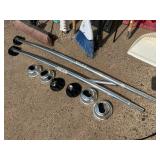 Take What You Want, Long Handle Tools, Shovels, Curved Shower Bars, Brooms, and Lots More.