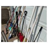 Take What You Want, Long Handle Tools, Shovels, Curved Shower Bars, Brooms, and Lots More.