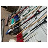 Take What You Want, Long Handle Tools, Shovels, Curved Shower Bars, Brooms, and Lots More.