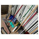 Take What You Want, Long Handle Tools, Shovels, Curved Shower Bars, Brooms, and Lots More.