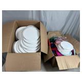 2 Boxes of New Pyrex and Corelle Plastic Lids