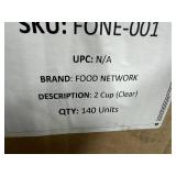 Approx 270 New Lids for Food Network Food Storage Containers