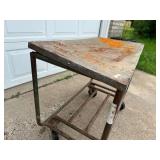 Metal Grocery Stock Cart