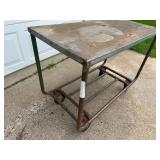 Metal Grocery Stock Cart