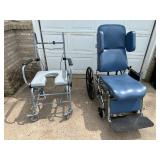 2 Specialty Wheelchairs for Parts or Repair - Nice Casters!