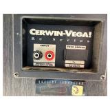 Pair of Cerwin Vega RE-38 Large 3-way Floor Speaker - 15" Woofers