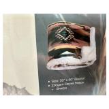 New Luxe Home Sherpa Throw Blanket