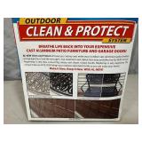 New Clean and Protect Cleaning Kit for Outdoor Patio Furniture and Garage Doors