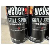 3 New Cans of Weber Grill Spray