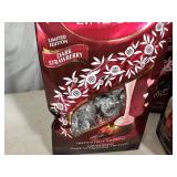 4 Bags Lindt Lindor Dark Strawberry Chocolate Truffles