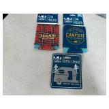 New Camping Themed Can Coolers and Magnetic Bottle Opener