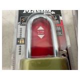 2 New Masterlock 4 Digit Combo Locks