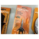 New Fiskars Pruners, Trimming Shears, Knife/Axe Sharpener