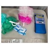 New Cleaning Supplies, Ear Plugs, Lighter, Furniture and Mattress Moving Bags, Etc