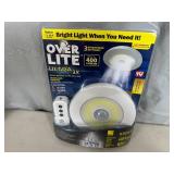 New Over Lite Remote Controlled / Motion Activated Light Fixture
