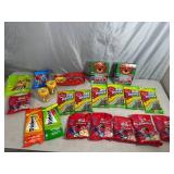 Assorted Candy, Gum, Air Heads, Chupa Chups, and More