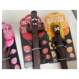 4 New "The Sticks" Hard Rubber Dog Toys