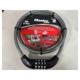 New 5 ft Masterlock Combo Cable Lock