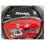 New 5 ft Masterlock Combo Cable Lock