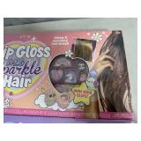 2 New Nail Art, Body Art, Lip Gloss, Sparkle Hair Kits