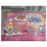 2 New Nail Art, Body Art, Lip Gloss, Sparkle Hair Kits