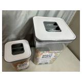 4 New Airtight Food Storage Containers