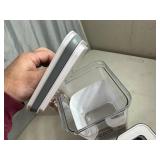 4 New Airtight Food Storage Containers