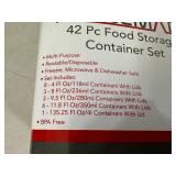 New 42 pc Food Storage Set