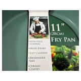 New 11 inch Ceramic Coated Aluminum Induction Safe Frying Pan