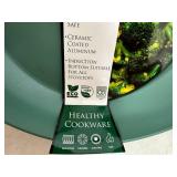 New 11 inch Ceramic Coated Aluminum Induction Safe Frying Pan