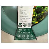 New 9.5 inch Ceramic Coated Aluminum Induction Safe Frying Pan