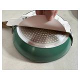 New 9.5 inch Ceramic Coated Aluminum Induction Safe Frying Pan