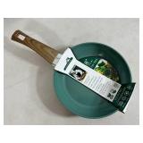 New 8 inch Ceramic Coated Aluminum Induction Safe Frying Pan