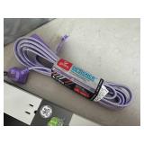 New GE Surge Protector and 9 ft Fabric Covered Extension Cord