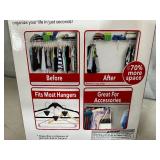 New Pack of 18 Ruby Space Triangles For Closet Organization